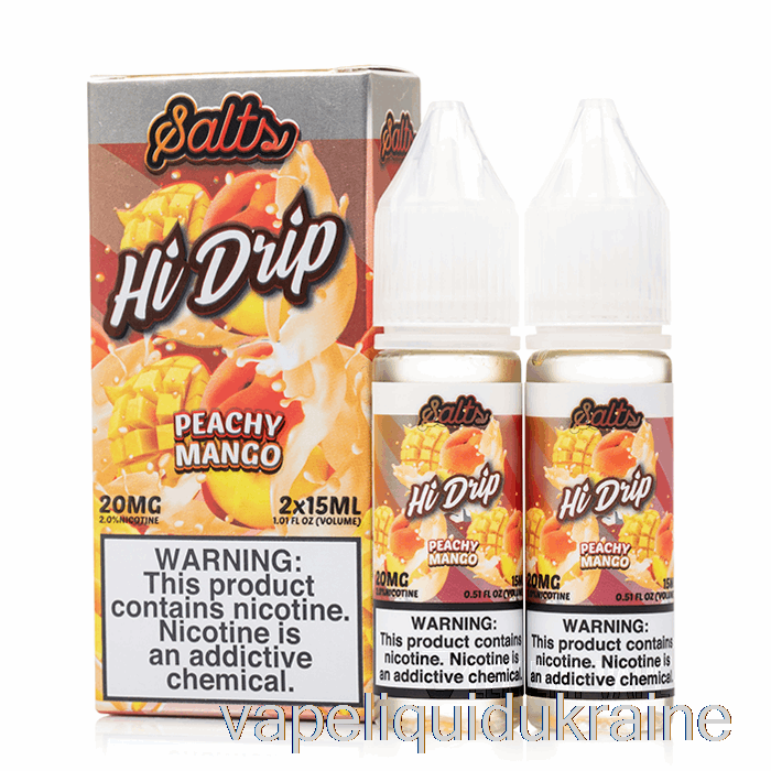 Vape Liquid Ukraine Peachy Mango - Hi-Drip SALTS - 30mL 50mg